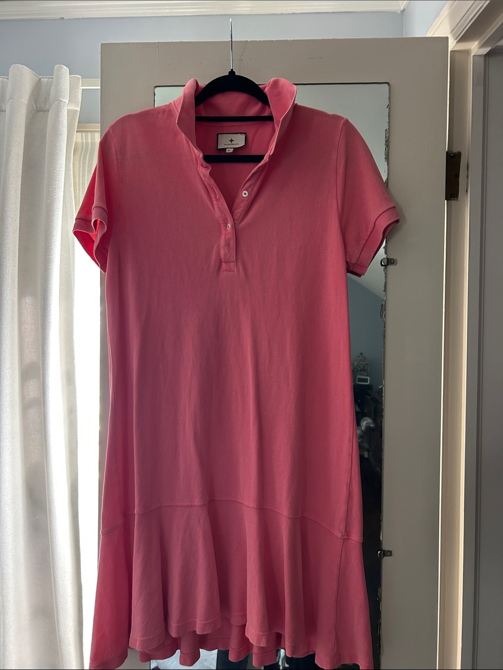 Tuckernuck Pink Polo-Style Midi Dress